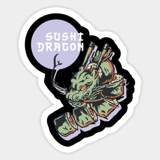 Sushi Dragon Sticker